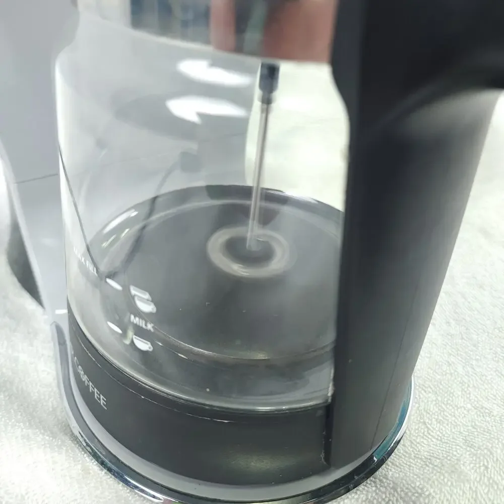 Mr. Coffee Café Latte Maker with Automatic Milk Frother Black & Silver